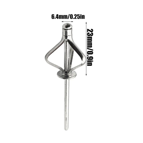 Heavy Duty Blind Rivets Kit For Metal Projects With Stainless Steel Mandrel And Aluminum Caps Rust Resistant Vibration Proof Lock