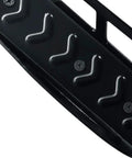 Close-up of Heavy Duty Electric Scooter Wall Mount Rack with Bulletproof Vertical Hook Holder, black finish details.