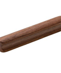 Walnut Wood Drawer Pulls Set Six Pack 5.04 Inch Length With Rounded Edge For Cabinets Dressers Wardrobes Cupboards And Other Furniture Two Hole Spacing Options For Easy Mounting And Convenient Upgrade