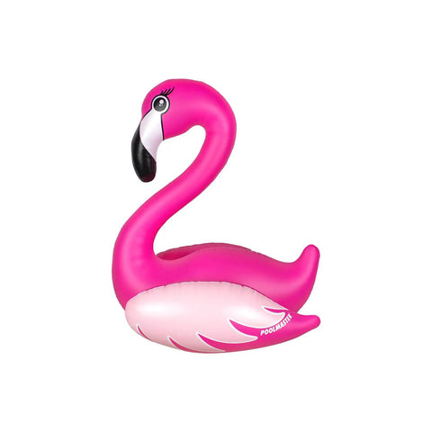 Floating Flamingo Pool Decor For Backyard Fun, 28 Inch Pink Flamingo Accent For Pool Spa Patio And Garden with water bladder.