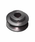 Beefy Heavy Duty Cast Iron V Belt Pulley Built To Last For Industrial And DIY Power Transmission 20mm Shaft With Optimized V Grove And High Load Capacity For Heavy Duty Applications, cast iron pulley close-up