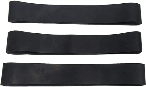 3-Pack Heavy Duty Rubber Fire Helmet Bands Pack Of 3 For Modern And Traditional Fire Helmets And Hard Hats, Securely Holds Tools And Accessories.