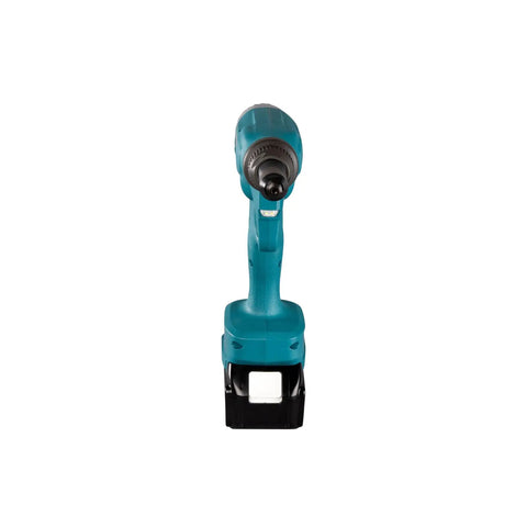 No Nonsense 18V Li Ion Brushless Rivet Gun With Compact Short Body Design For Cramped Workspaces And Knockout Pulling Power Cordless Hand Tool Bare Shell, front view.