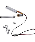 Heavy Duty DC 12V Electric Linear Actuator Motor With 30mm To 50mm Stroke For Seamless Robot Builds And DIY Home Automation, view of motor and components.