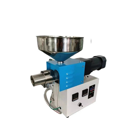 Versatile Dual Action Desktop Extruder With Reliable Digital Thermostat And Stainless Steel Funnel for smooth filament recycling.