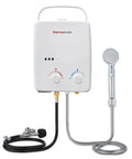 Propane Tankless Water Heater For Outdoors On Demand Hot Water 1.32 GPM Portable Gas Heater For Camping RV Boat And Hiking 5L