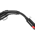 Hella Durable Tesla Nacs To J One Seven Two Adapter Sixty Amp Electric Vehicle Charging Plug Convertor close-up view with secure lock.