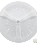 Top view of Wash Plate With Cap Replacement for Maytag and Whirlpool Washers Easy Install Replacement Part for Front Load Machines