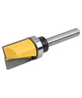 Round Nose Router Bit With 6mm Shank And Carbide Cutter for Bowl Trays, featuring a steel cutter and yellow tip design.