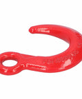 Beefy Alloy Steel Lifting Hook 6500 Lbs 3 Ton Heavy Duty Crane Hoist Hook with open throat, red finish