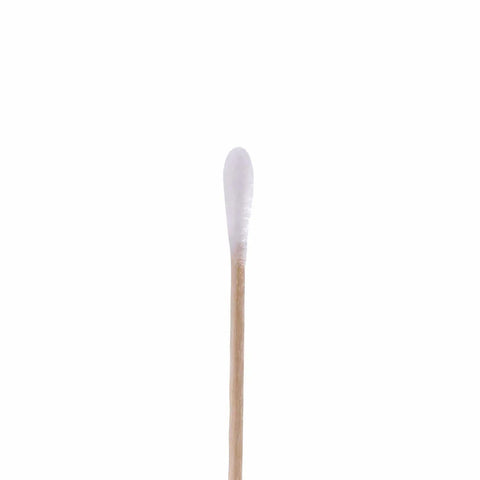 Extra Long Six Inch Wooden Cotton Swabs 200 Count Industrial Grade Cotton Tipped Applicators With Birch Wood Sticks