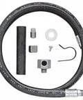 Ultimate Marine Oil Drain Hose Kit For Jabsco 18080-0000 Permanent Replacement Set Makes Engine Changes Easy, Clean And Super Reliable For Any Vessel Owner Looking To Keep Things Running Smoothly Without The Mess, black hose kit with fittings