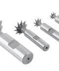 4-Piece 45 Degree HSS Dovetail Angular Cutter Set Right Hand Weldon Shank For CNC And Manual Milling