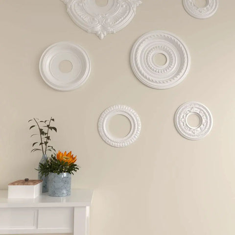 Claremont Ceiling Medallion Ten And Five Eighths Inch Outside Diameter Five And Three Quarter Inch Inside Diameter display