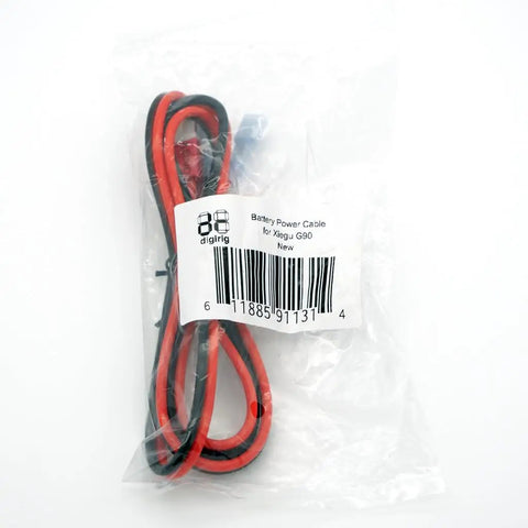 Battery Power Connector Cord For G90 Ham Radio, 3ft 16 Gauge Low Resistance Wire wrapped in plastic packaging