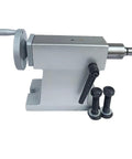 Zero Hassle Four Axis Manual Tailstock Cnc Indexing Head With Heavy Duty Cast Iron Frame and fast swap ejector pins for milling.
