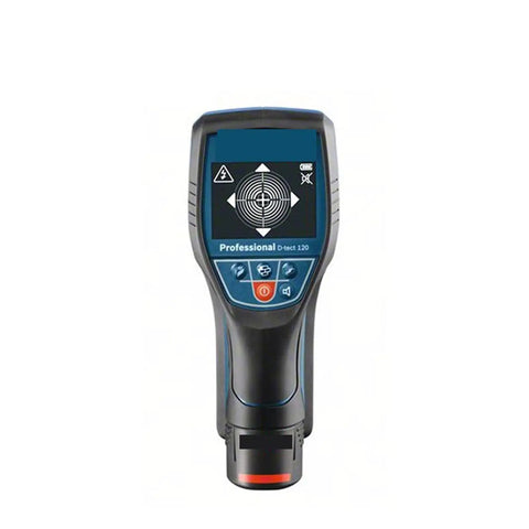 Tough As Nails Stud Finder And Wall Scanner High Precision Metal Detector For Wire Pipe Cable And Wood With Center Locator And Radar Display Zero Headaches Gear, front view with screen display and control buttons.