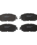 Front and Rear Ceramic Brake Pad Set With Hardware For Toyota, Quiet, Low Dust, High Performance Braking Kit, 4 pads shown