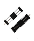 Go-To Manual Linear Stage Sliding Table With Micrometer Adjustment Platform And Aluminum Guide Rails, over white background