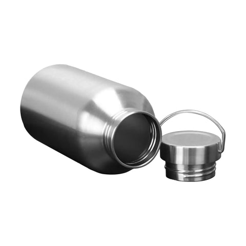 Open 2L Stainless Steel Travel Cup With Handle Wide Mouth Water Bottle For Hiking Fishing And Outdoor Sports Built To Last Durable Rust Resistant