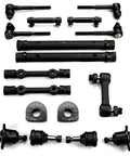 Straight Swap Heavy Duty Complete Steering Tie Rod End And Suspension Link Kit For Chevy C10 Pickup and Suburban 1968 To 1970, assembled components.