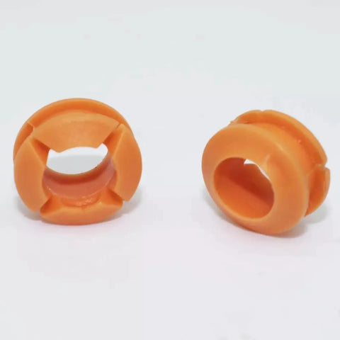 Nissan Shift Cable Repair Bushing and Shifter Linkage End Clips 2Pcs Fits Pathfinder Armada Titan Xterra Frontier 2005 2021 Replaces 134193 349351LA0A, orange plastic pair