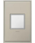 Pop-Out 15 Amp 1-Gang Outlet In White With Tamper-Resistant Shutter, Push To Pop Access For Three Plugs, Clean Modern Wall Socket