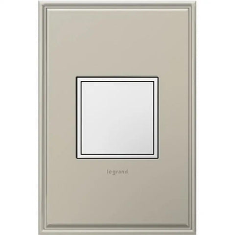 Pop-Out 15 Amp 1-Gang Outlet In White With Tamper-Resistant Shutter, Push To Pop Access For Three Plugs, Clean Modern Wall Socket