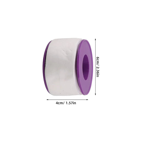 4 Rolls PTFE Thread Seal Tape for Water Pipes and Plastic Lines, Waterproof and Leak Resistant Plumber Tape for Quick Home Repairs and Professional Work, Universal Fit for Pipe Threads and Fittings, 4cm roll