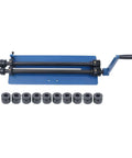 Heavy Duty Sheet Metal Bead Roller With 18 Inch Throat Depth And Included 4 6 7.5 mm Round Bead Dies Plus 1.5 3 6 mm Step Dies