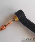 WP-24 torch component from 7 Piece Cup Kit For WP 24 TIG Welding Includes 10 Gauge And 12 Gauge Cups, Tungsten Sizes 0.040 Inch, One Sixteenth Inch, And Three Thirty Second Inch, 25mm And 30mm Cup Options, Pro Grade Gear For Stainless Steel Aluminum Iron Welds