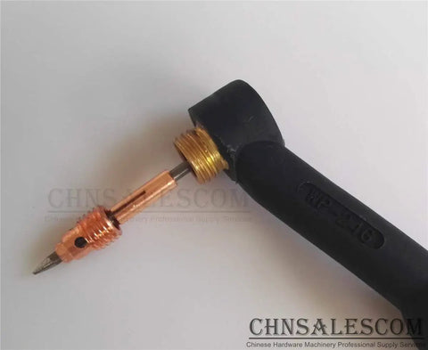 WP-24 torch component from 7 Piece Cup Kit For WP 24 TIG Welding Includes 10 Gauge And 12 Gauge Cups, Tungsten Sizes 0.040 Inch, One Sixteenth Inch, And Three Thirty Second Inch, 25mm And 30mm Cup Options, Pro Grade Gear For Stainless Steel Aluminum Iron Welds