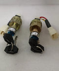 Get Your Rigs Running Smooth With This 2 Pack Of Heavy Duty Ignition Switches Featuring 4 Positions And Self Reset Start, two ignition switches with keys.