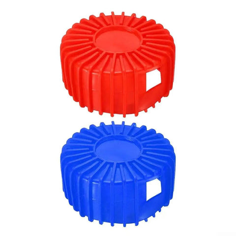 Heavy Duty Rubber Manifold Gauge Boot Covers Set Of Two Shield Pro HVAC Pressure Testers From Hard Smacks And Greasy Shop Grime Built Tough Knockproof Armor For Daily Tradesman Journeys