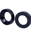 Titanium M6 Washer Set Black TC4 Grade 5 Concave And Convex Washers 12Mm OD 7Mm ID 3Mm Thick 4 Pack