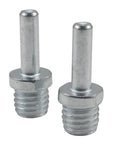 Heavy Duty Steel Drill Thread Adapter Kit For Angle Grinders Hand Power Tools Adapts 5/8 Male Threads To 8 Mm Round Shanks shown.