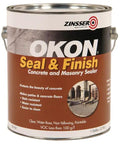 4 Pack of 1 Gallon Clear Concrete and Masonry Sealer Heavy Duty Waterproof Acrylic Siloxane Top Shelf Defense for Decks Patios Floors Stucco Brick Paintable Wood Adobe Canvas Pottery The Real Deal Finish in a paint can.