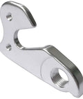 Rear Derailleur Hanger Dropout Adapter For MTB And Road Bikes Aluminum Alloy WG008-SL Silver 2.24x1.38 Inches