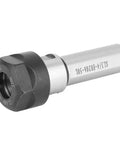 Heavy Duty Ground Manganese Steel Er20A Shaft Extender Sleeve for CNC milling, showing hex nut and shank detail.