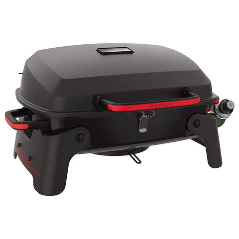 One Burner Portable Gas Grill With Locking Lid, 11,000 BTU Stainless Steel Burner, Foldable Legs, Compact Propane Grill
