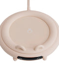 Smart Coffee Mug Warmer With Digital Display And Three Heat Settings Touch Switch Electric Cup Heating Pad To Keep Your Daily Brew Nice And Toasty Ultimate Winter Gift Beige, top view with digital display.