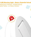 Window Alarm System 4 Pack Ultra Loud 120dB Alarms With Advanced Vibration Sensors For Glass Break Detection Ideal For Home Office Garage RV Dorm And Sliding Or Traditional Windows Includes Low Battery LED Indicator, red LED warning light
