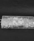 Dude, grab this epic 200pc Spring Assortment Set for home hacks and auto gigs! Featuring tension and compression springs in all sizes to fix stuff fast without hunting around. This ultimate kit is a total game changer for any DIY wizard or mechanic who. 200pc steel spring assortment in clear PP box