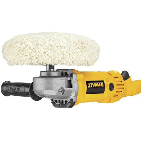 Variable Speed Car Polisher With 12 Amp Motor 7 To 9 Inch Polishing Range Includes 2-Position Side Handle And Backing Pad