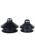 10 Piece Manipulator Vacuum Chuck Set Zp B Series 06-50B Organ Style Pneumatic Actuator With Automatic Vacuum Pad In Black, two black vacuum pads