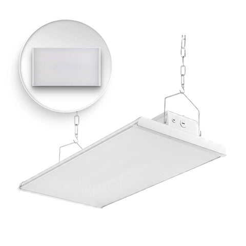 Two Foot Linear LED Shop Light 165W 22400 Lumens Dimmable Daylight 5000K industrial warehouse garage workshop UL DLC listed