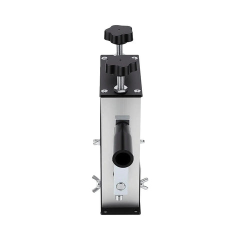 Yunseity Manual Wire Stripper Machine For Electric Drill view from front, features adjustable head and strong steel construction.