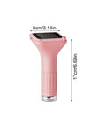 Pink Portable Handheld Microscope For Kids With High Magnification, Lightweight Classroom Science Tool dimensions shown