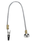 Heavy Duty Flexible Welding Auxiliary Clamp With Alloy Steel Arms And Magnetic Base For Secure Electronic Work Tabletop Vise That Bends To Fit Any Job, showing flexible arm and clamp.