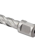 Ready High Speed Steel Annular Cutter With A Precise 3/4 Inch Cutting Diameter And Sturdy Weldon Shank showing detailed cutting edges.